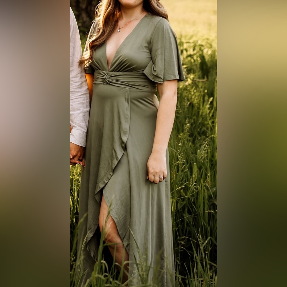 Dress Barn Sage Green Dress